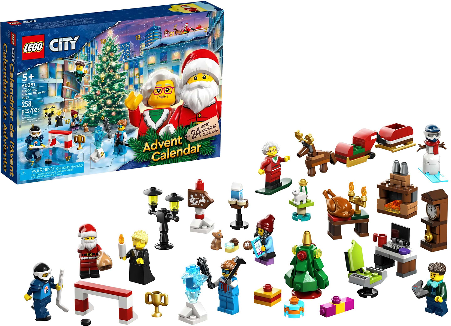 Конструктор LEGO City Новогодний календарь на 2023 год (60381)