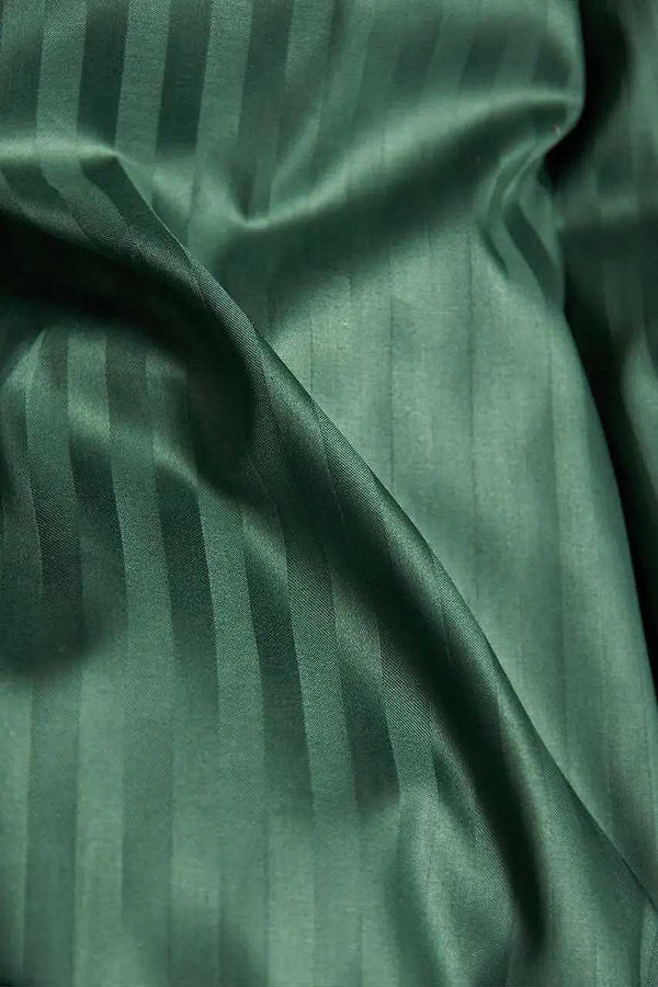 Фото - Підковдра полуторна євро Moon&Star Satin Stripe Stripe Verdant 160x220 см (MS-870000476)