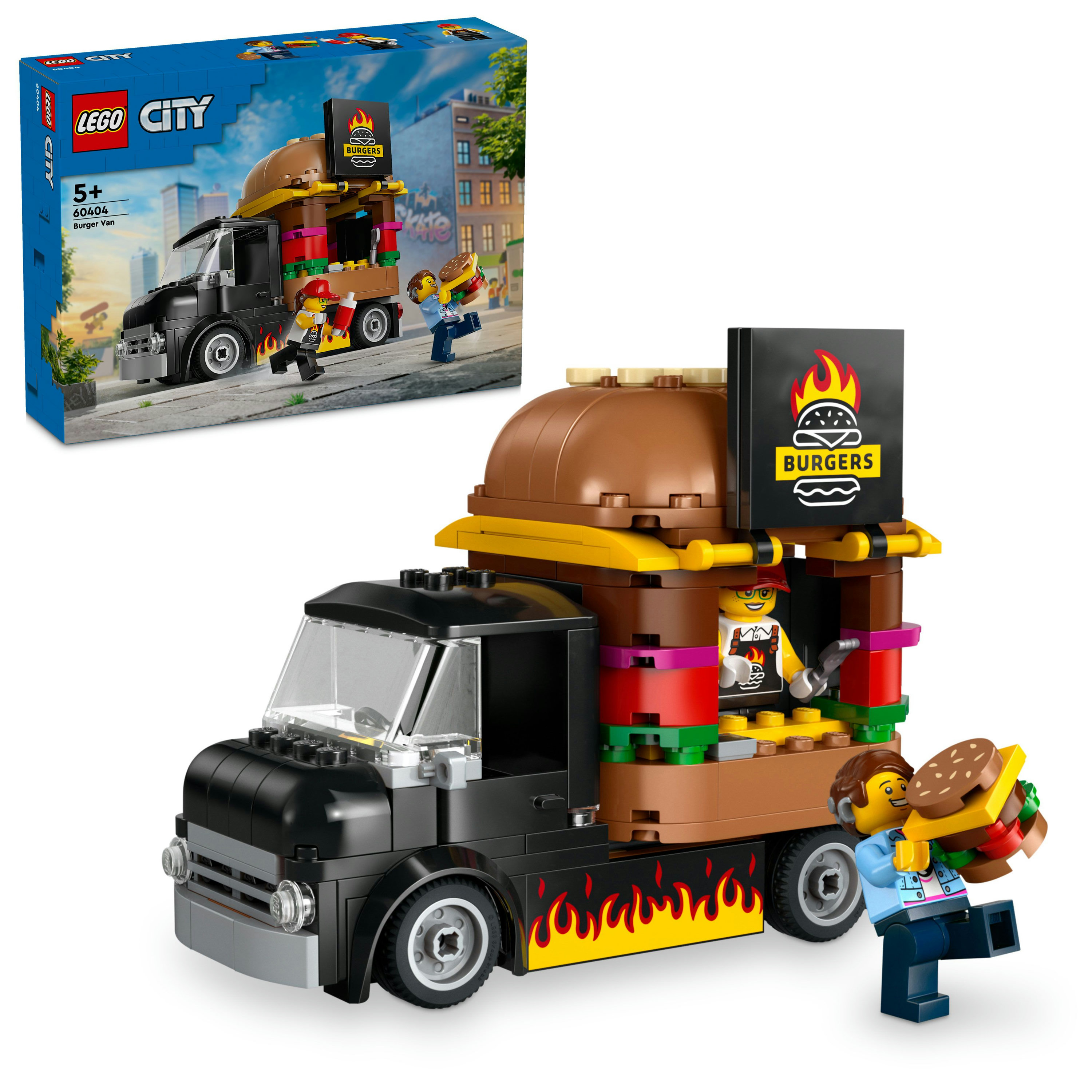Конструктор LEGO City Вантажівка з гамбургерами (60404) - Фото 1