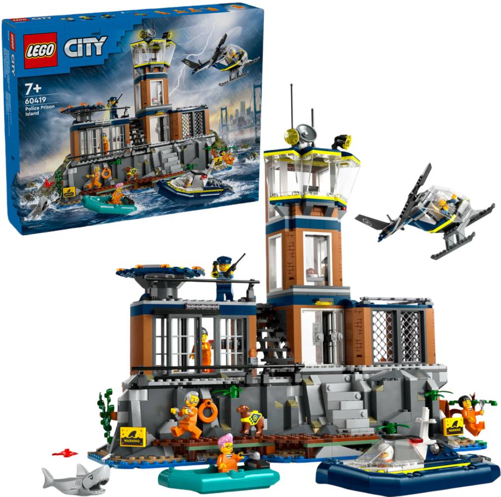 Конструктор LEGO City Полицейский остров-тюрьма (60419) - Фото 1