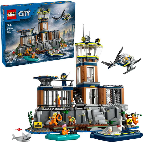 Фото - Конструктор LEGO City Полицейский остров-тюрьма (60419)