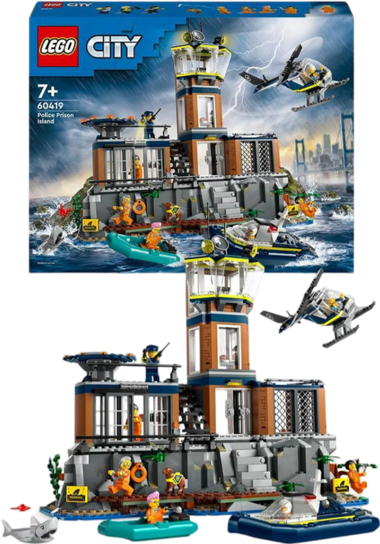 Конструктор LEGO City Поліцейський острів-в'язниця (60419) - Фото 1