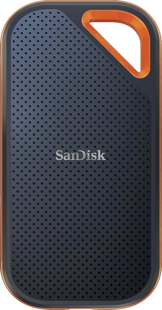 SSD-накопичувач зовнішній SanDisk USB 3.2 Gen 2x2 Type-C E81 2TB R2000/W2000MB/s IP55 (SDSSDE81-2T00-G25) - Фото 1