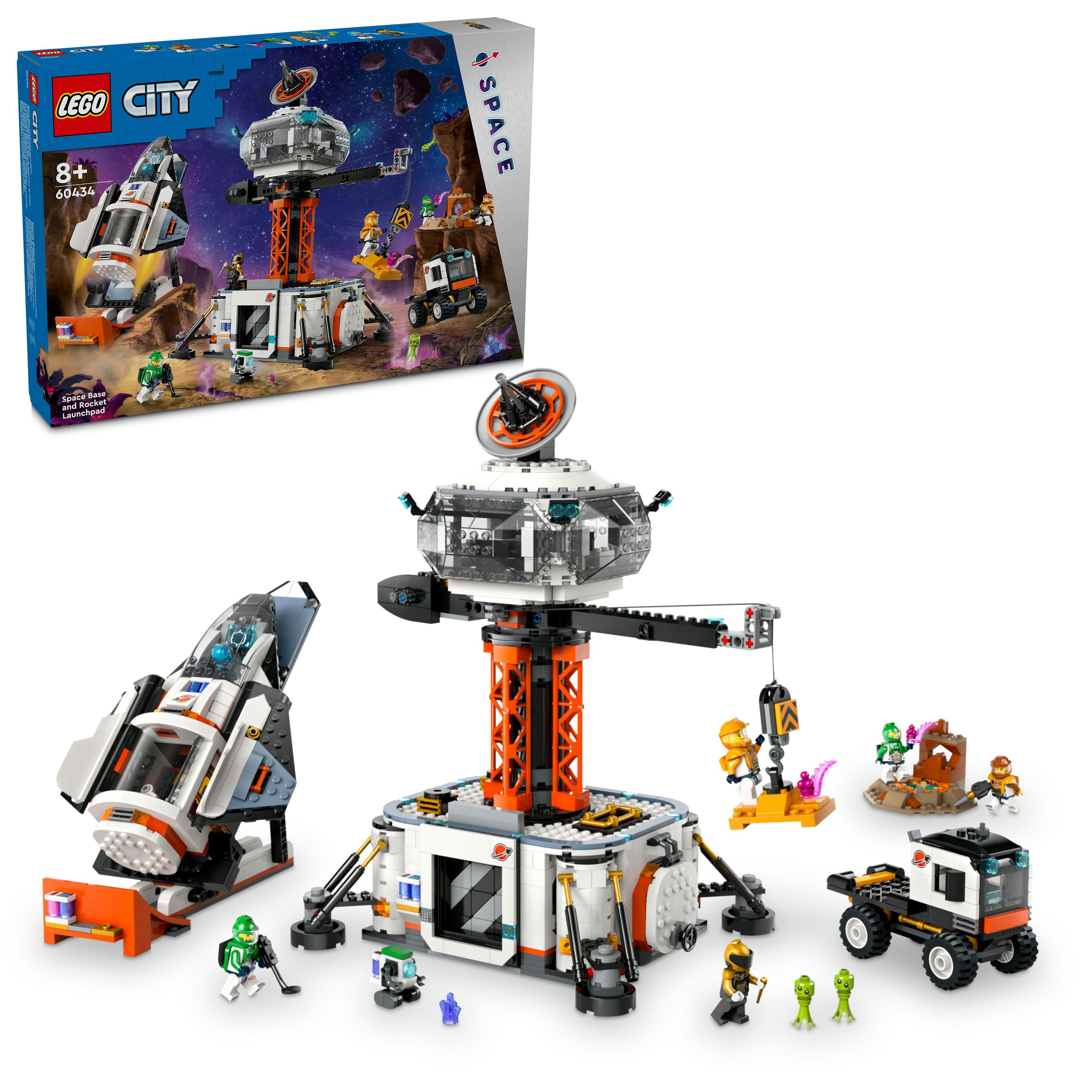 Конструктор LEGO City Космическая база и стартовая площадка для ракеты (60434) - Фото 1