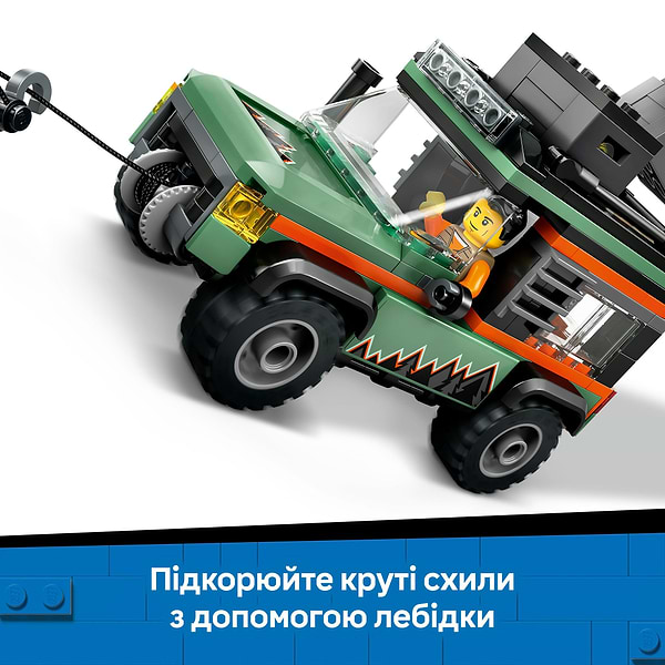 Фото - Конструктор LEGO City Позашляхова гірська вантажівка 4x4 (60447)