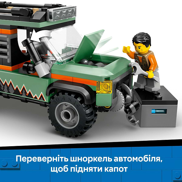 Фото - Конструктор LEGO City Позашляхова гірська вантажівка 4x4 (60447)
