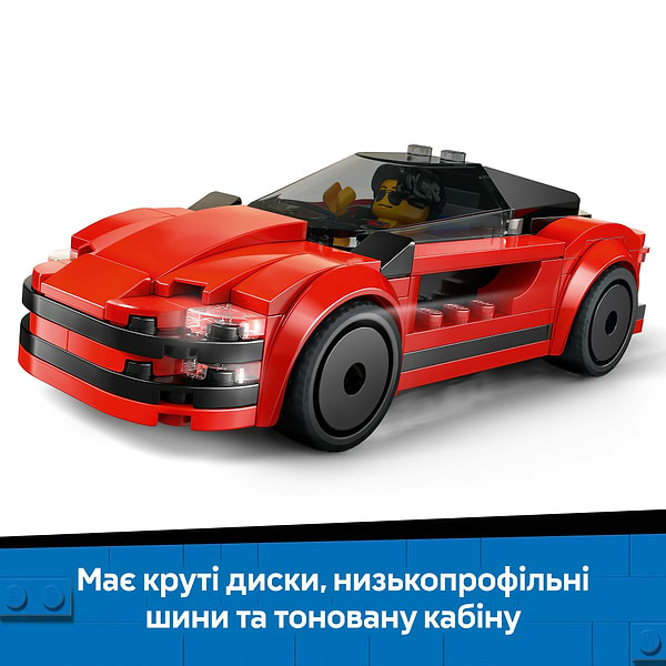 Фото - Конструктор LEGO City Красный спортивный автомобиль (60448)