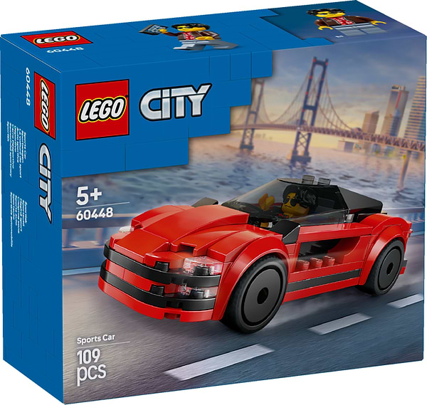 Фото - Конструктор LEGO City Красный спортивный автомобиль (60448)