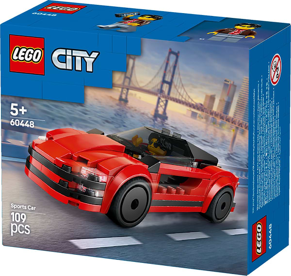 Фото - Конструктор LEGO City Красный спортивный автомобиль (60448)