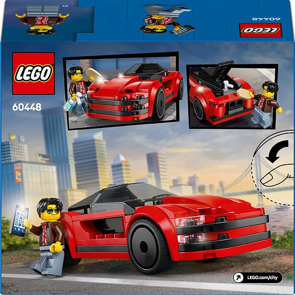 Фото - Конструктор LEGO City Красный спортивный автомобиль (60448)