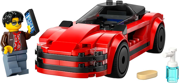 Фото - Конструктор LEGO City Красный спортивный автомобиль (60448)