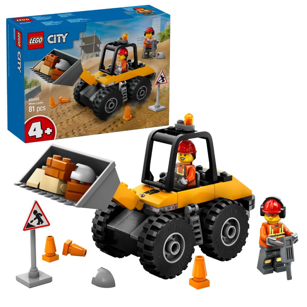 Конструктор LEGO City Желтый строительный автопогрузчик (60450) - Фото 1