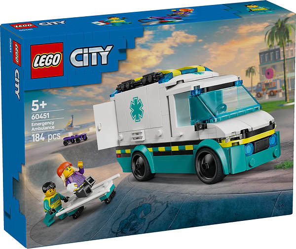Фото - Конструктор LEGO City Швидка допомога (60451)