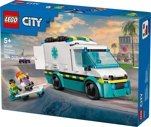 Фото - Конструктор LEGO City Швидка допомога (60451)