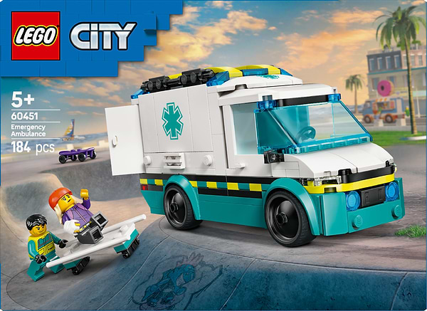Фото - Конструктор LEGO City Швидка допомога (60451)