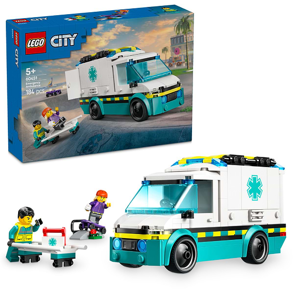 Фото - Конструктор LEGO City Швидка допомога (60451)