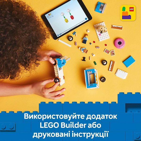 Фото - Конструктор LEGO City Вантажівка з пончиками (60452)