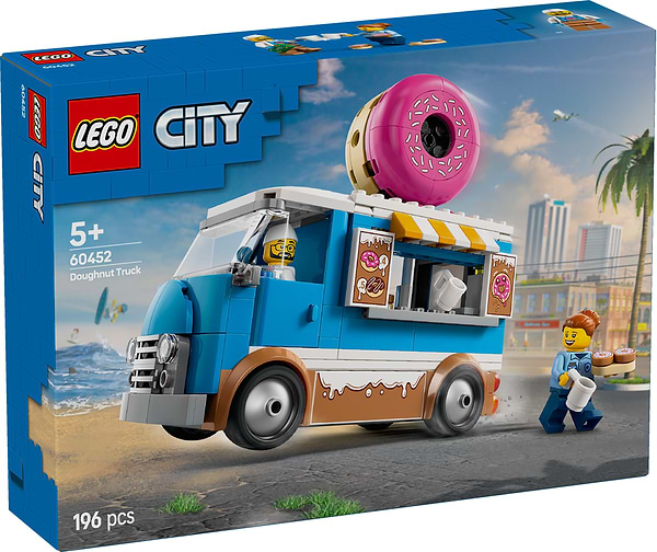 Фото - Конструктор LEGO City Вантажівка з пончиками (60452)