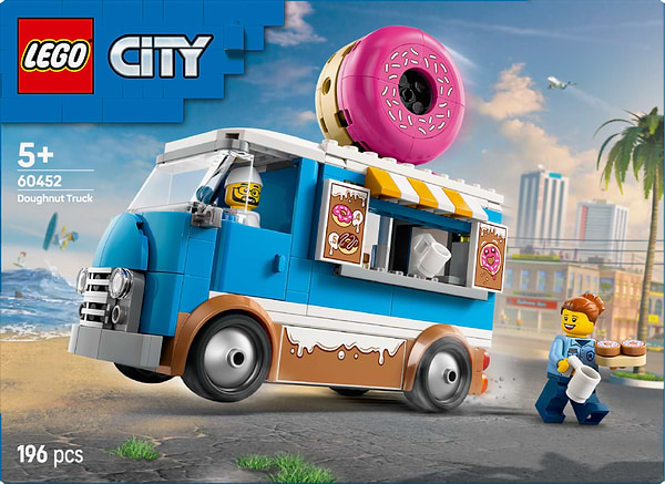 Фото - Конструктор LEGO City Вантажівка з пончиками (60452)