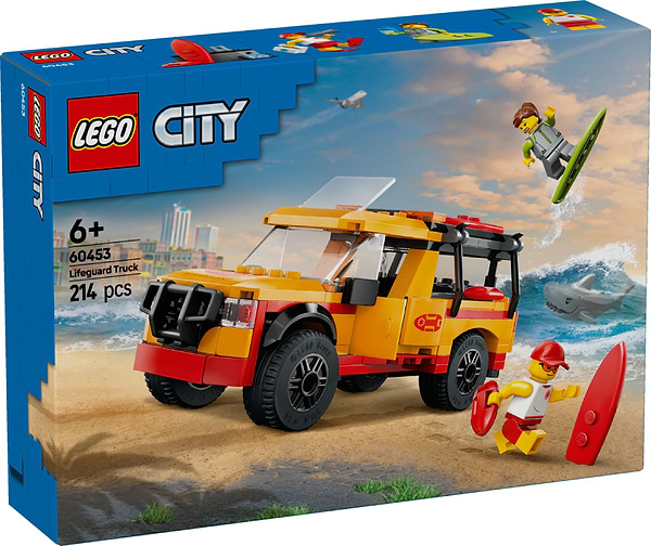 Фото - Конструктор LEGO City Пляжна рятувальна вантажівка (60453)