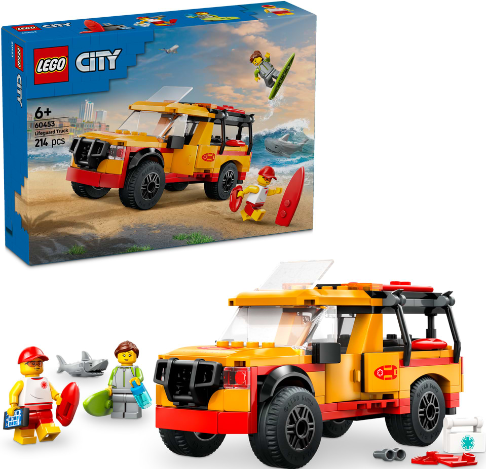 Конструктор LEGO City Пляжна рятувальна вантажівка (60453) - Фото 1