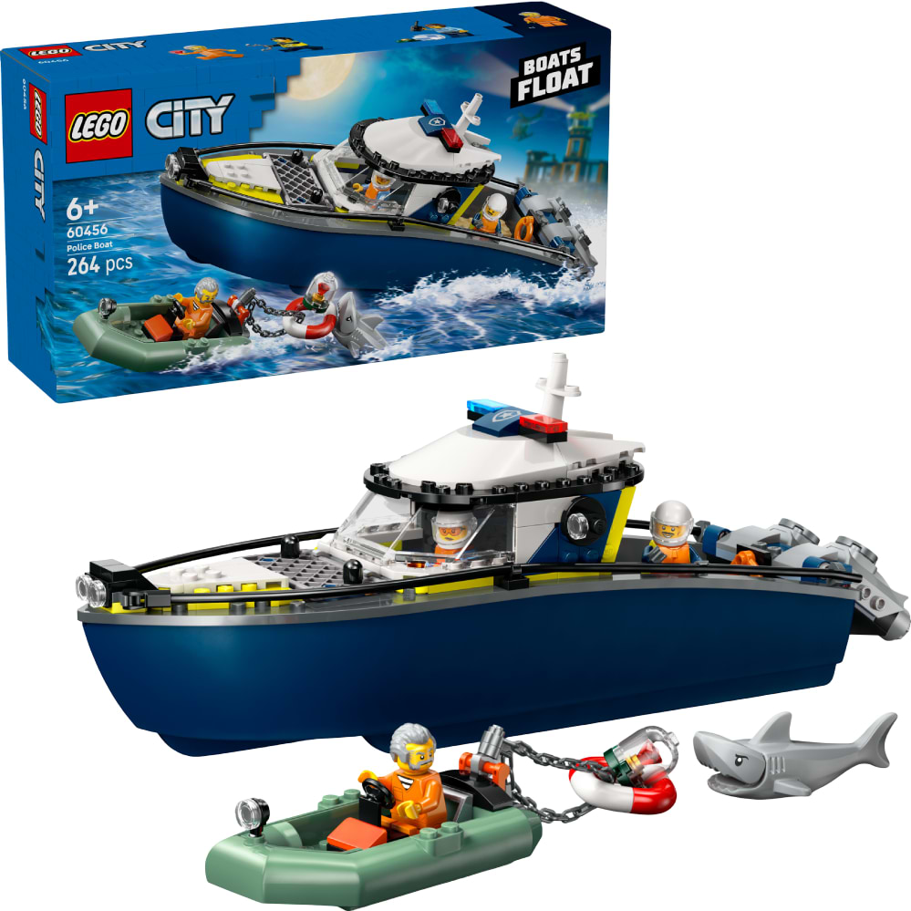Конструктор LEGO City Переслідування на поліцейському катері (60456) - Фото 1