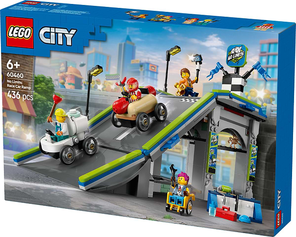 Фото - Конструктор LEGO City Никаких ограничений: Автодром для гоночных автомобилей (60460)