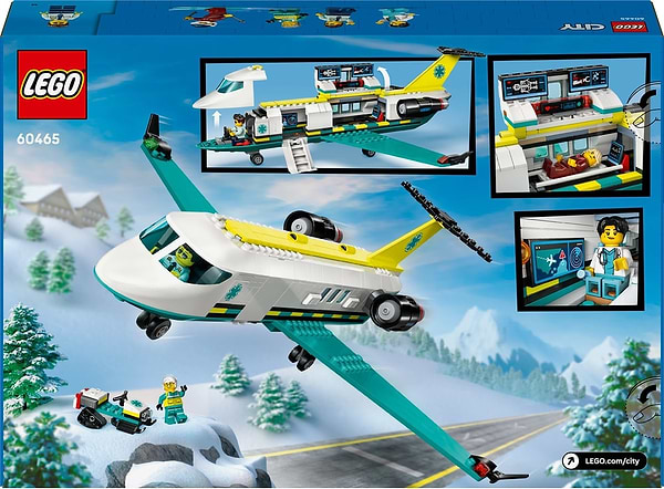 Фото - Конструктор LEGO City Літак швидкої медичної допомоги (60465)