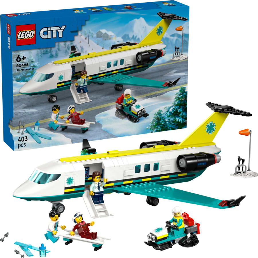 Конструктор LEGO City Літак швидкої медичної допомоги (60465) - Фото 1