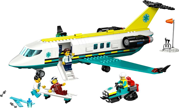 Фото - Конструктор LEGO City Літак швидкої медичної допомоги (60465)
