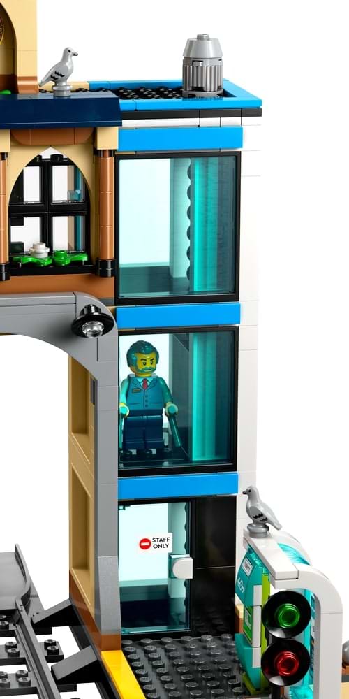 Фото - Конструктор LEGO City Центральный железнодорожный вокзал (60469)