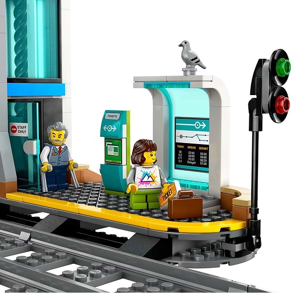Фото - Конструктор LEGO City Центральный железнодорожный вокзал (60469)