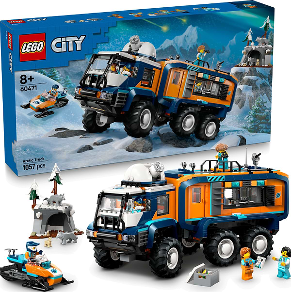 Фото - Конструктор LEGO City Арктический исследовательский грузовик с научной лабораторией (60471)