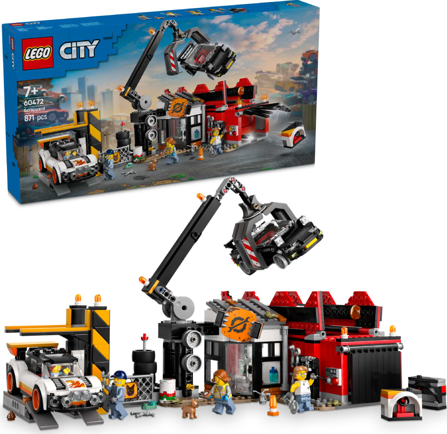 Конструктор LEGO City Звалище з автомобілями (60472) - Фото 1