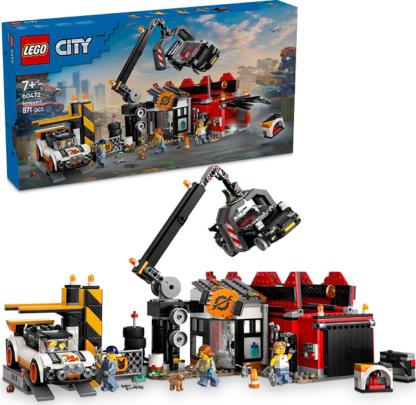 Фото - Конструктор LEGO City Звалище з автомобілями (60472)