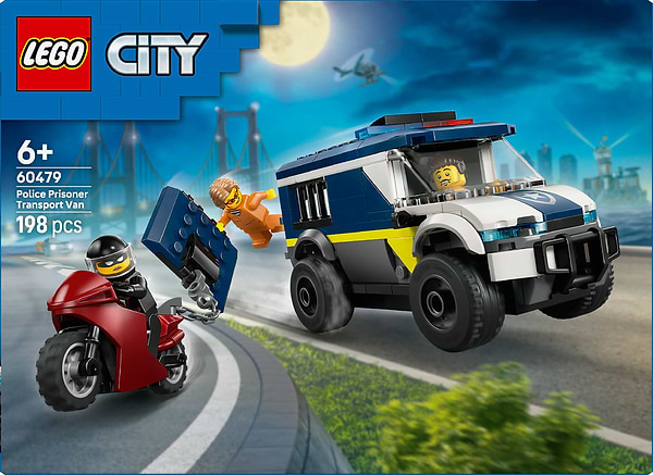 Фото - Конструктор LEGO City Полицейский фургон для перевозки заключённых (60479)