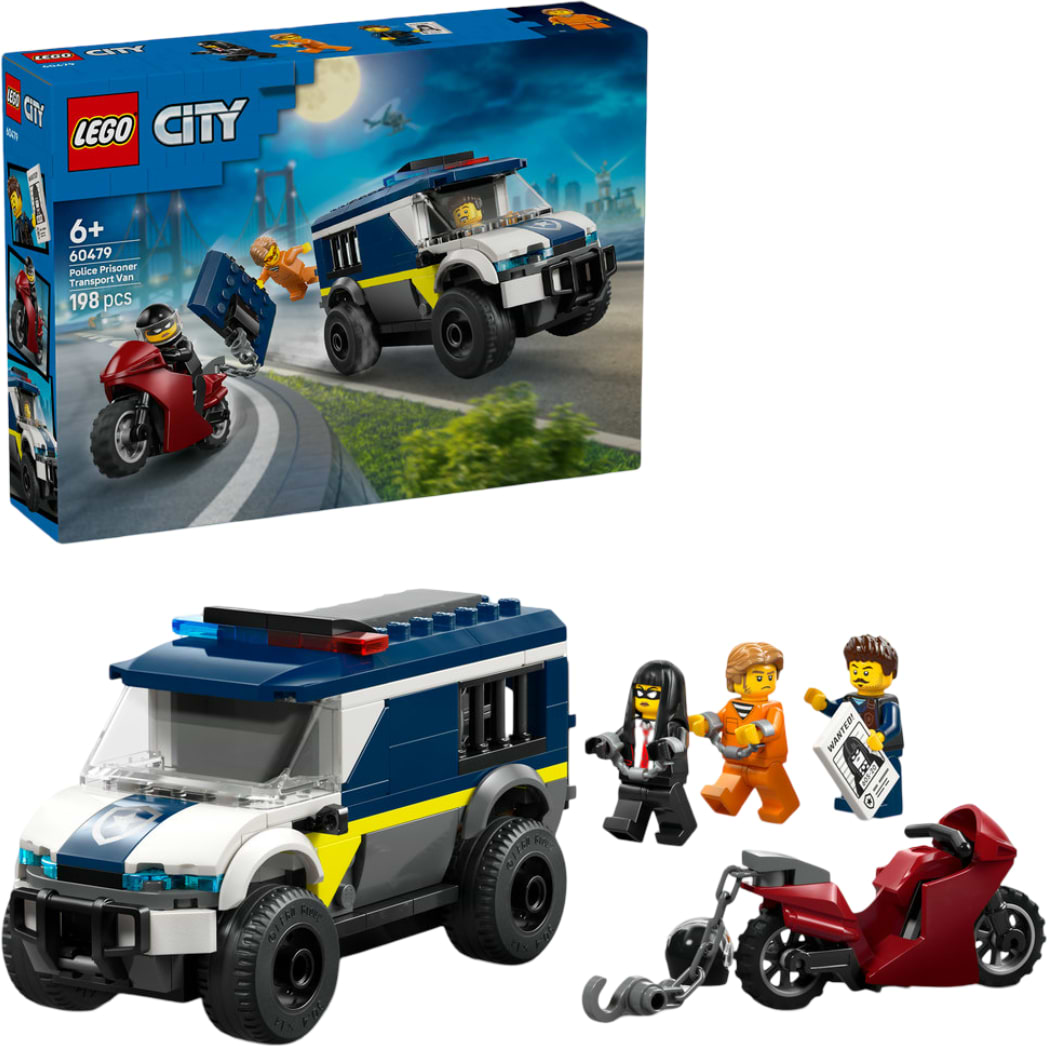 Конструктор LEGO  City Поліцейський фургон для перевезення в'язнів (60479) - Фото 1
