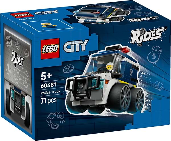 Фото - Конструктор LEGO  City Автівки — Поліцейська вантажівка (60481)