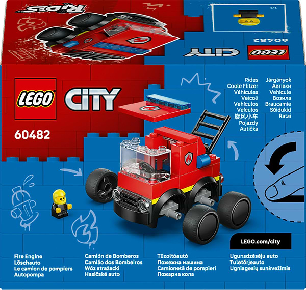 Фото - Конструктор LEGO  City Автівки — Пожежна машина (60482)