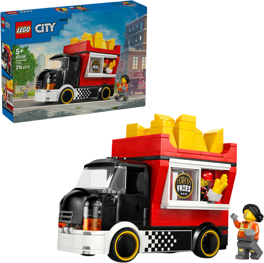 Конструктор LEGO City Грузовик с картофелем фри (60488) - Фото 1
