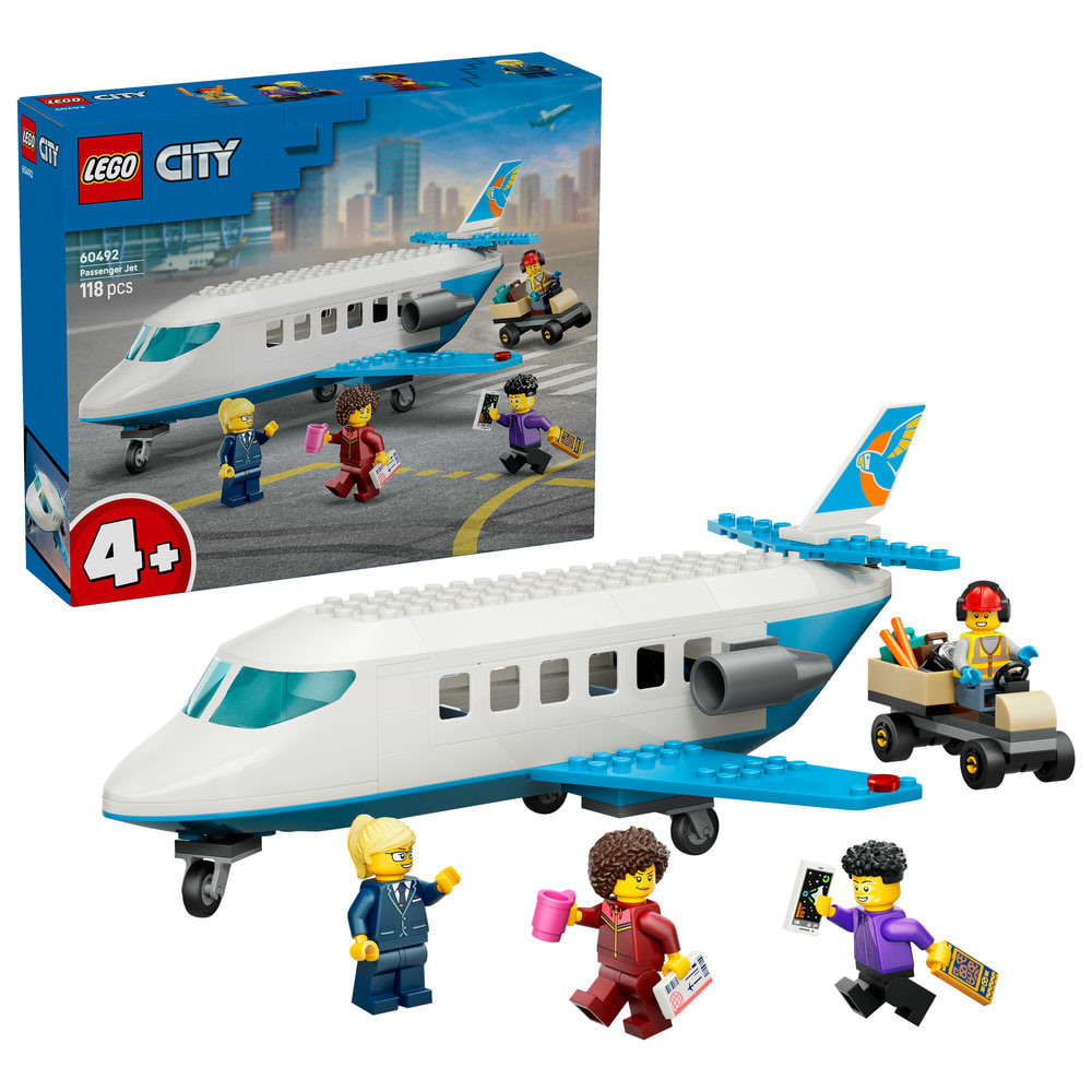 Конструктор LEGO City Пасажирський літак (60492)