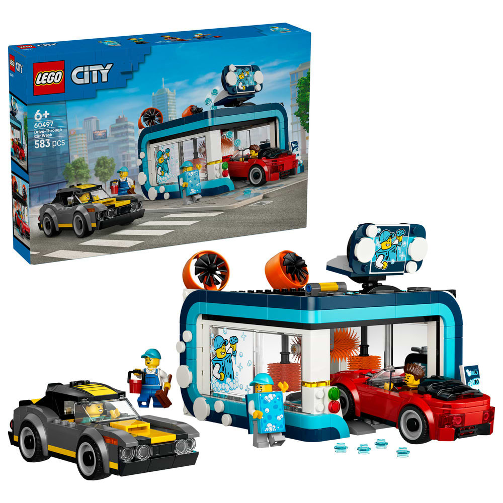 Конструктор LEGO City Тунельна автомийка (60497)