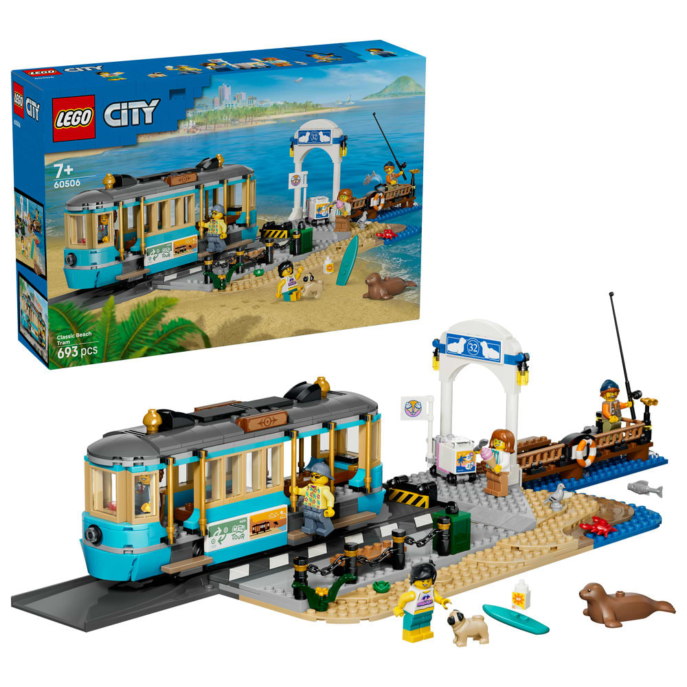 Конструктор LEGO  City Класичний трамвай до пляжу (60506)