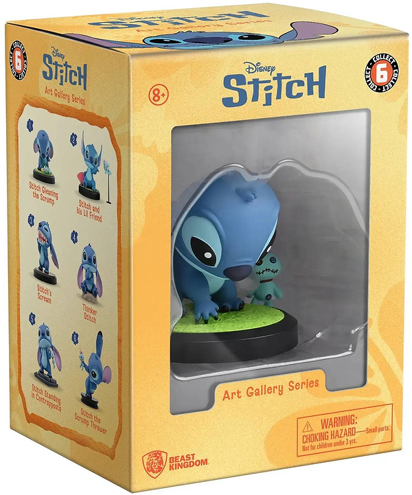 Фото - Коллекционная фигурка YUME Hero Box Stitch Стич чинит Скрамп (15841)