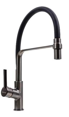 Кухонний змішувач VALESO BQ566 гнучкий PVD чорний - Фото 1