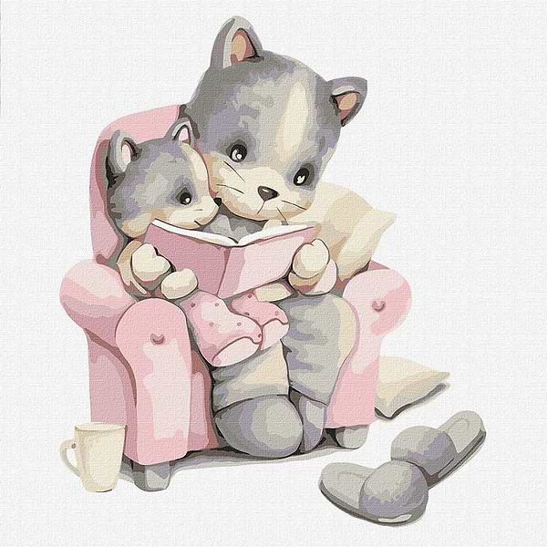 Фото - Картина по номерам Ideyka Сказки на ночь 30х30 см (KHO6058)