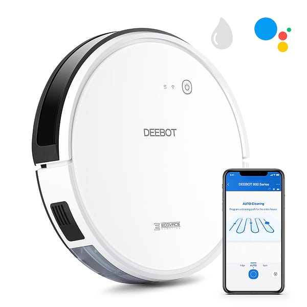 Фото - Робот-Робот-пылесос моющий Ecovacs DEEBOT 605 White (D03G.02) Фото - Робот-Робот-пылесос моющий Ecovacs DEEBOT 605 White (D03G.02)