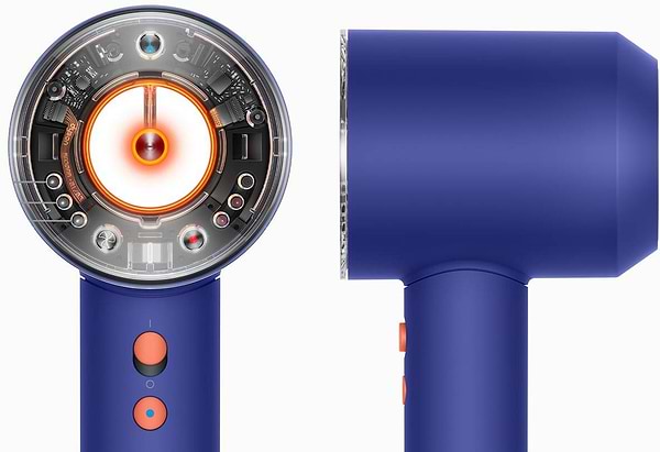 Фото - Уцінка - Фен Dyson HD16 Supersonic Nural Ceramic Vinca Blue/Topaz Синій/Топаз (515166-01)