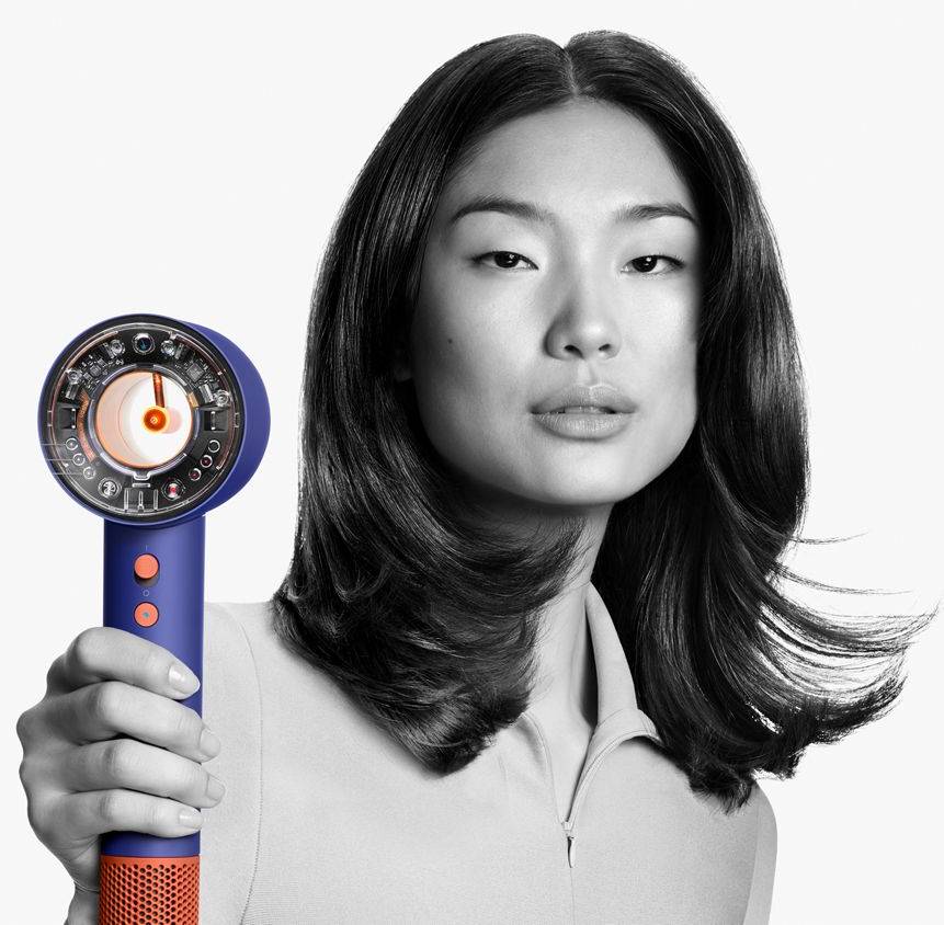 Фото - Уцінка - Фен Dyson HD16 Supersonic Nural Ceramic Vinca Blue/Topaz Синій/Топаз (515166-01)