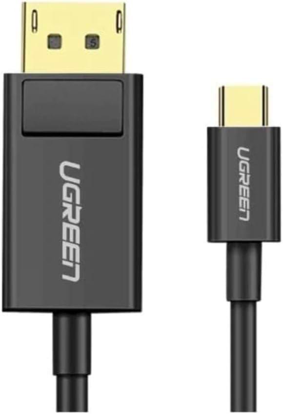 Фото - Кабель синхронізації даних UGREEN MM139 USB-C to DisplayPort 4K@30Hz 1.5m Black (50994)